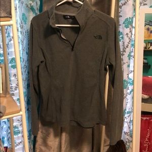 North Face Quarter Zip Fleece Pullover